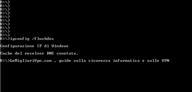 Come svuotare la Cache DNS
