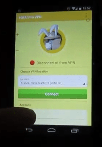 VPN Android HideMyAss