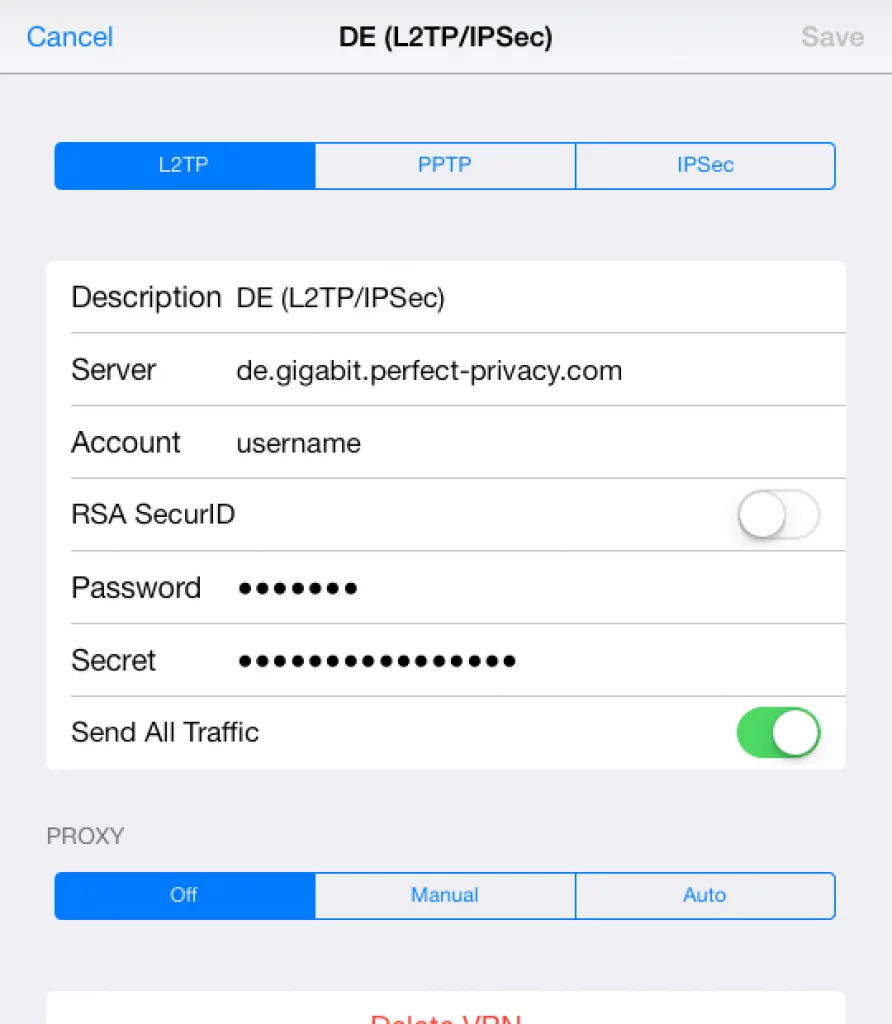 L2tp ipsec android