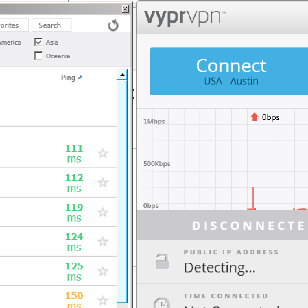 VyprVPN fastest server e notifiche desktop
