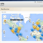 hidemyass video : scelta nazione dalla mappa