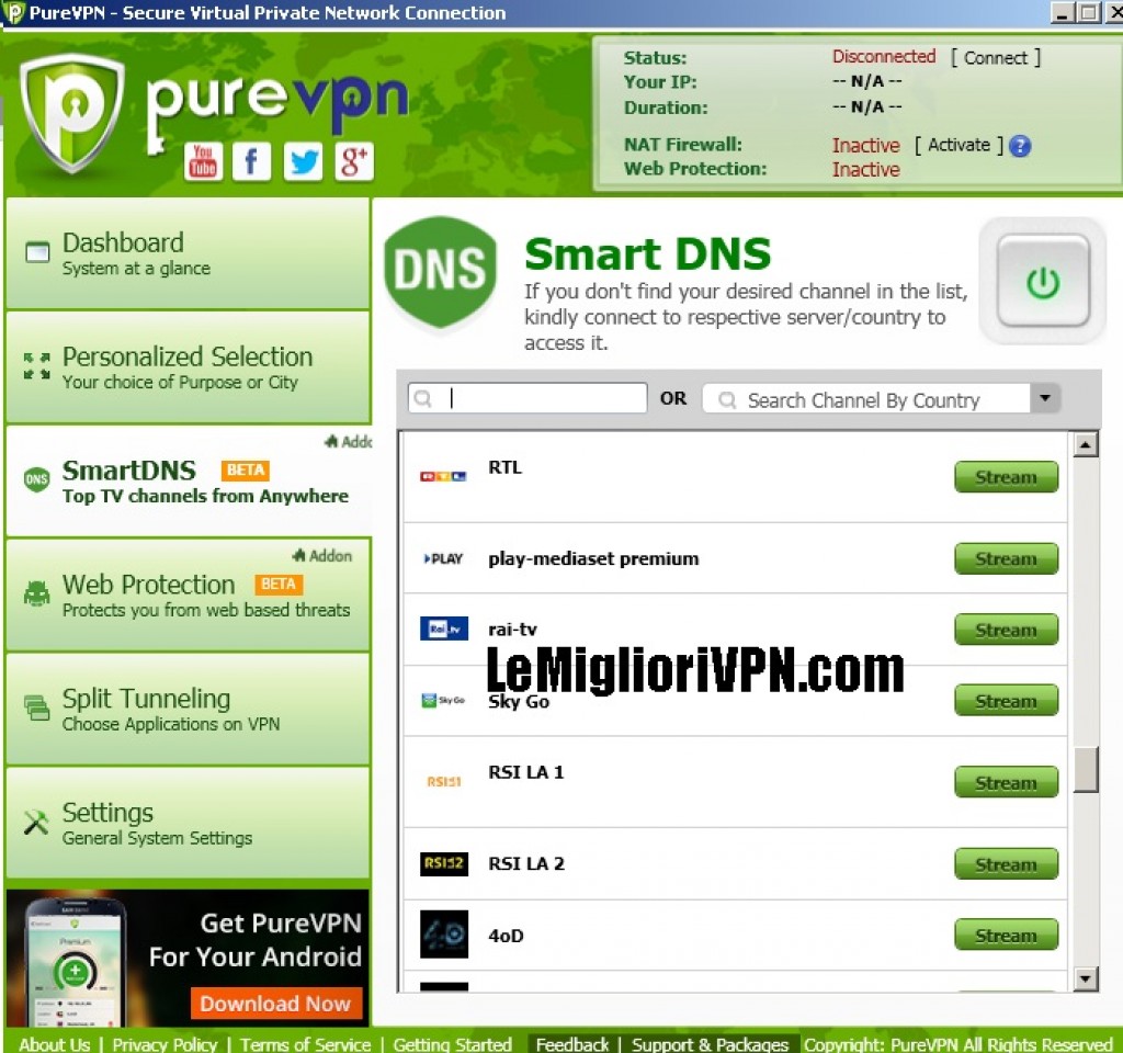 PureVPN Smart DNS