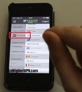 vpn per ios 8 ipvanish