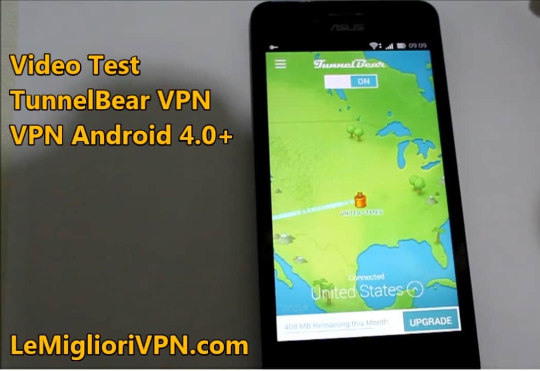 VPN per Android 4.0 di TunnelBear