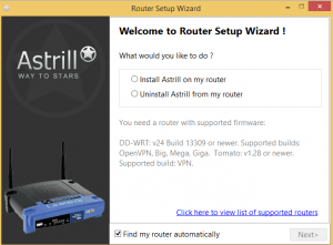 astrill router