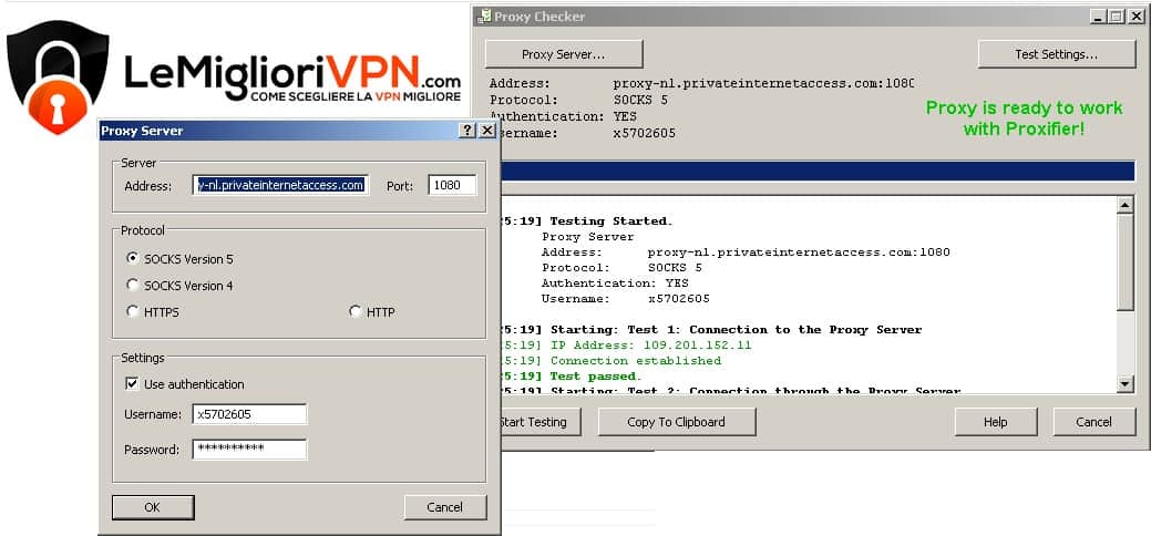 Come testare il Proxy e vedere se funziona