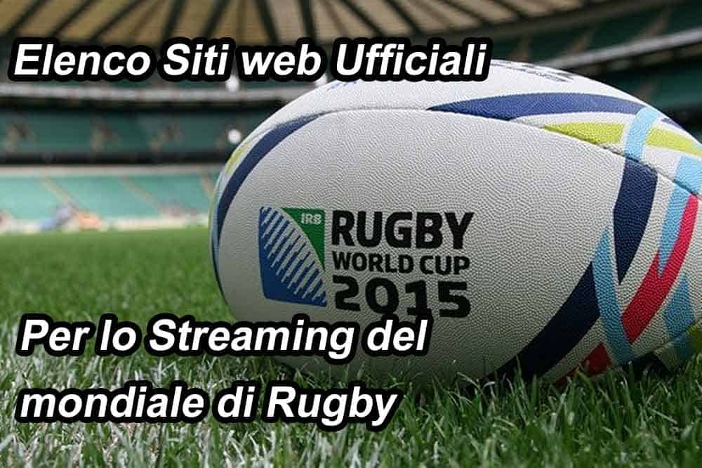 mondiale di rugby in streaming