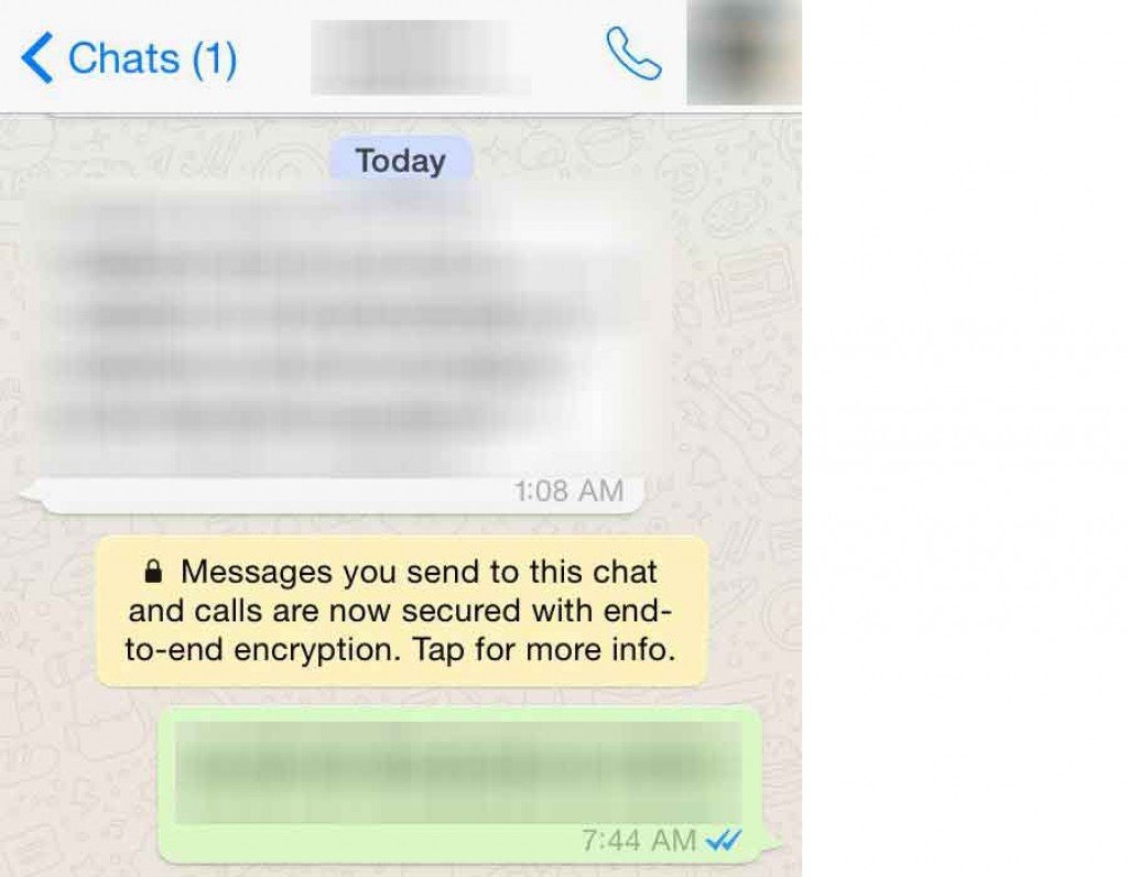 Whatsapp crittografia
