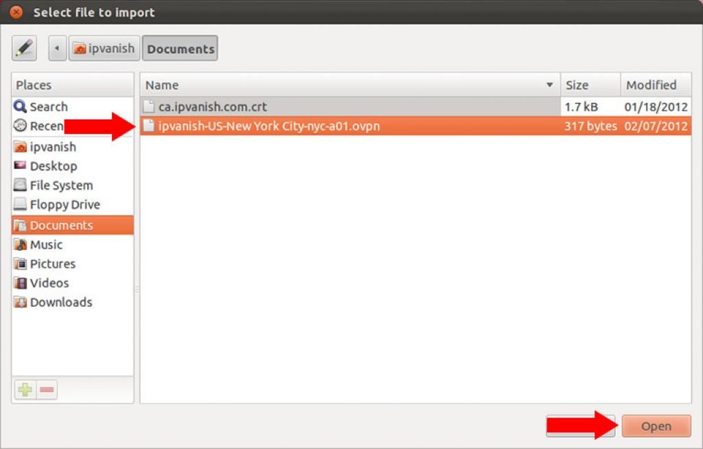 configurare vpn manualmente linux