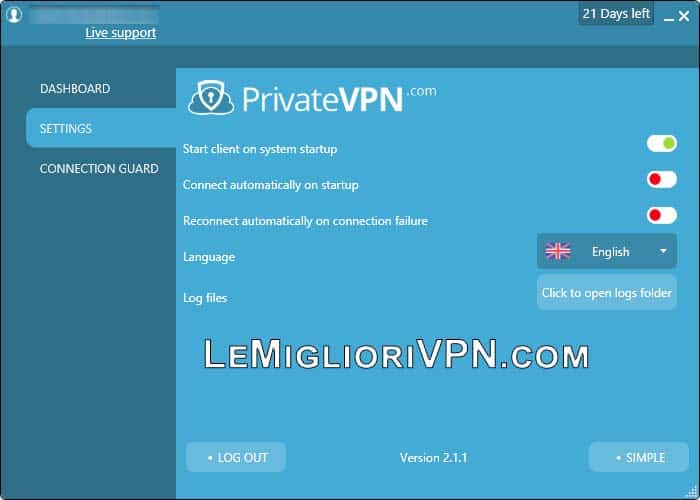 privatevpn-settings