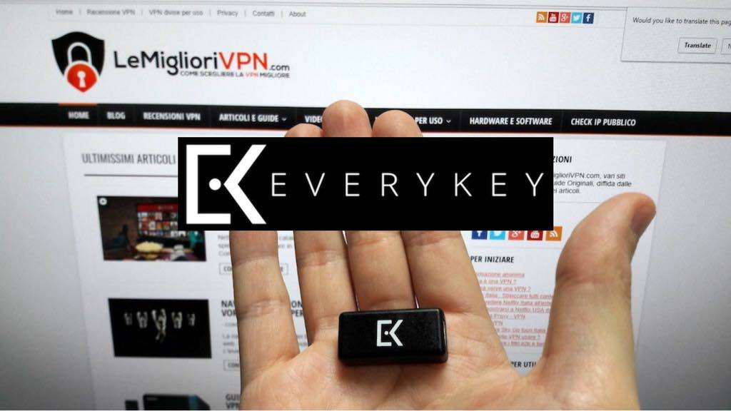 Everykey: niente più password da ricordare. Come funziona