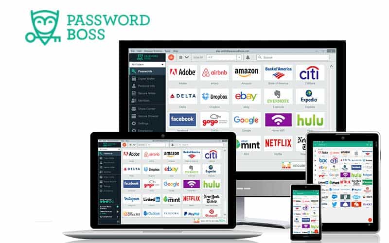 gestione password manager password boss