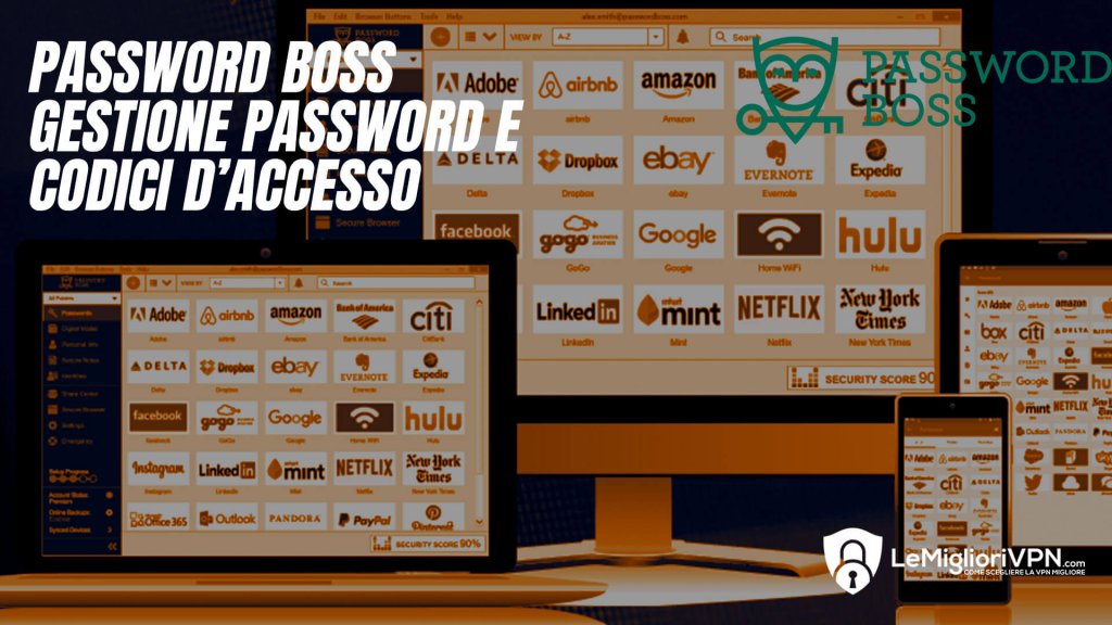 gestione password manager password boss