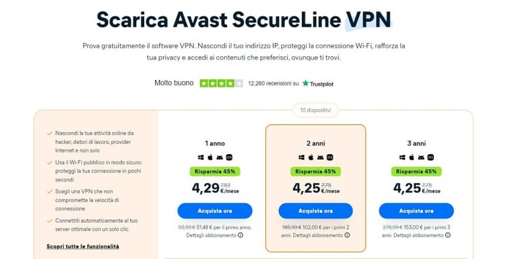 vpn-avast-opinioni