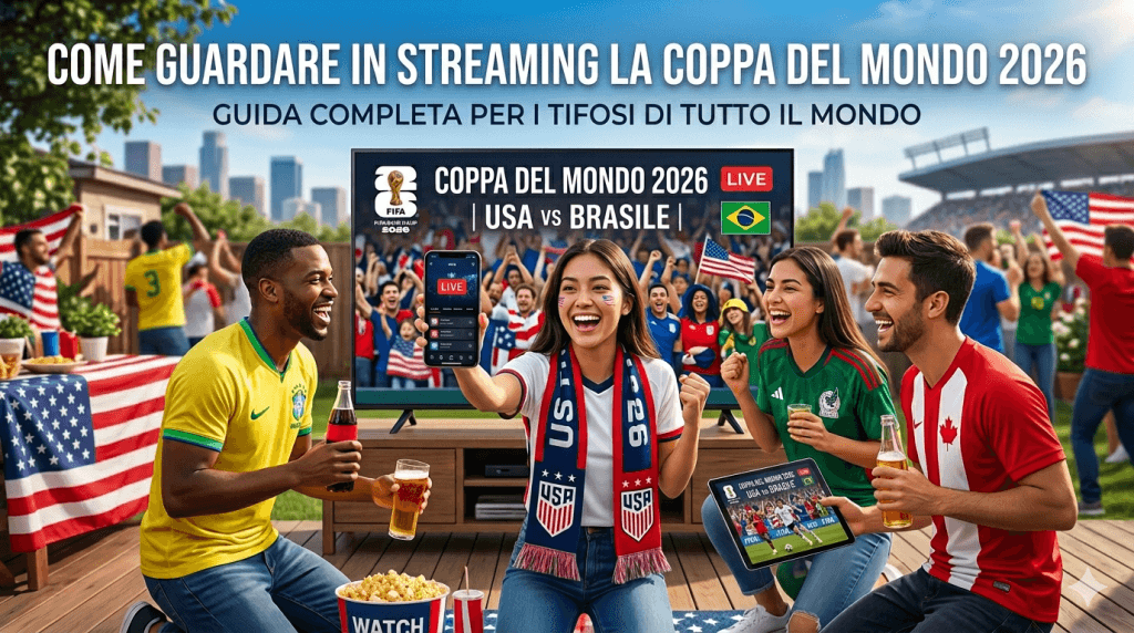 coppa mondiale fifa 2026 in streaming