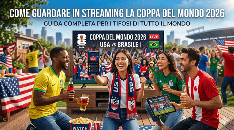 coppa mondiale fifa 2026 in streaming