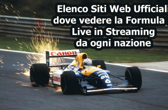 Siti web ufficiali dove vedere la Formula 1 in Streaming da qualsiasi nazione