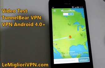 VPN per Android 4.0 di TunnelBear | Semplice, funzionale ma senza opzioni