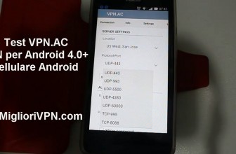 Video prova VPN.AC su cellulare | VPN per Android 4.0 +
