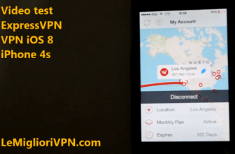 VPN iOS 8 di ExpressVPN | Video test su iPhone 4s