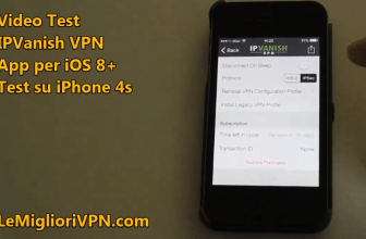 VPN per iOS 8 di IPVanish | Video prova della VPN per iPhone