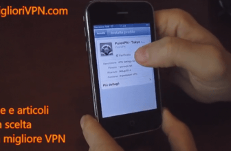 VPN per iOS 5 | Video prova di PureVPN su Iphone iOS 5